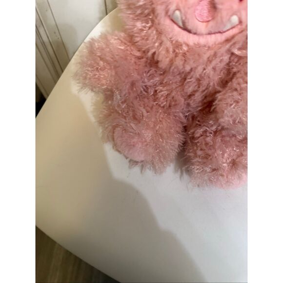 Happy Monster Kids Debi Lilly Heart Eyes Valentines Day Plush Stuffed Toy Pink - Picture 6 of 9